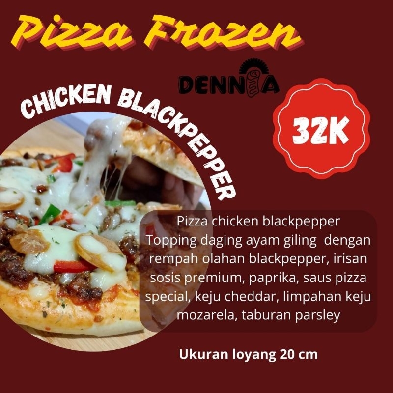 

Pizza Frozen Chicken Blackpepper