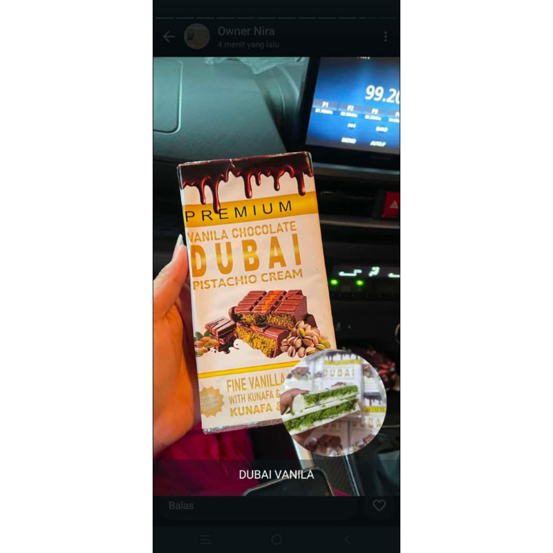 

Vanila Chocolate Dubai Pistachio Cream premium