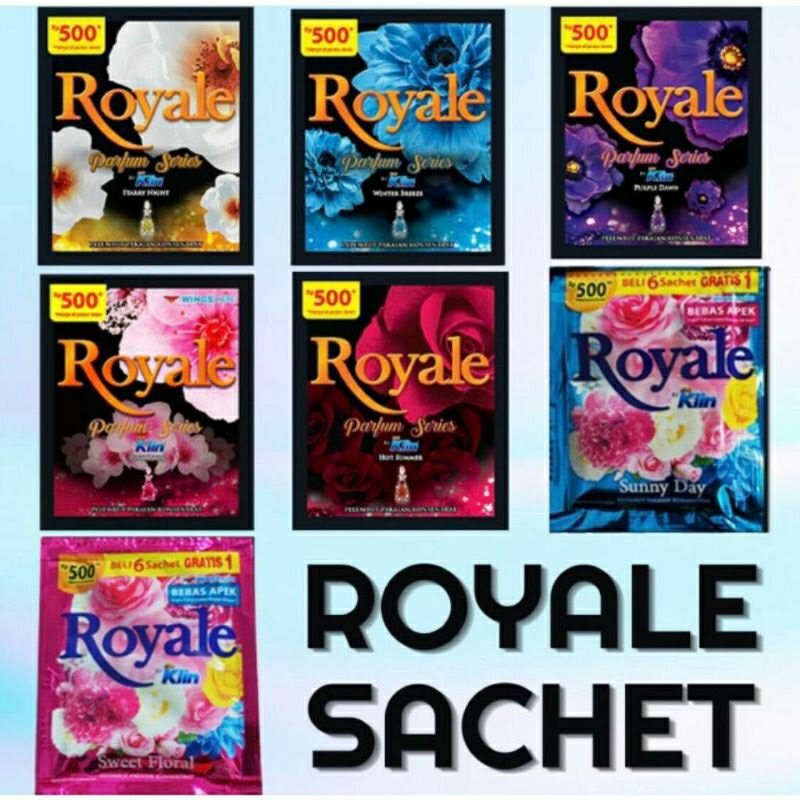 1 Dus - 360 Sachet Royale Pewangi Saset 1 dus isi 24 renceng