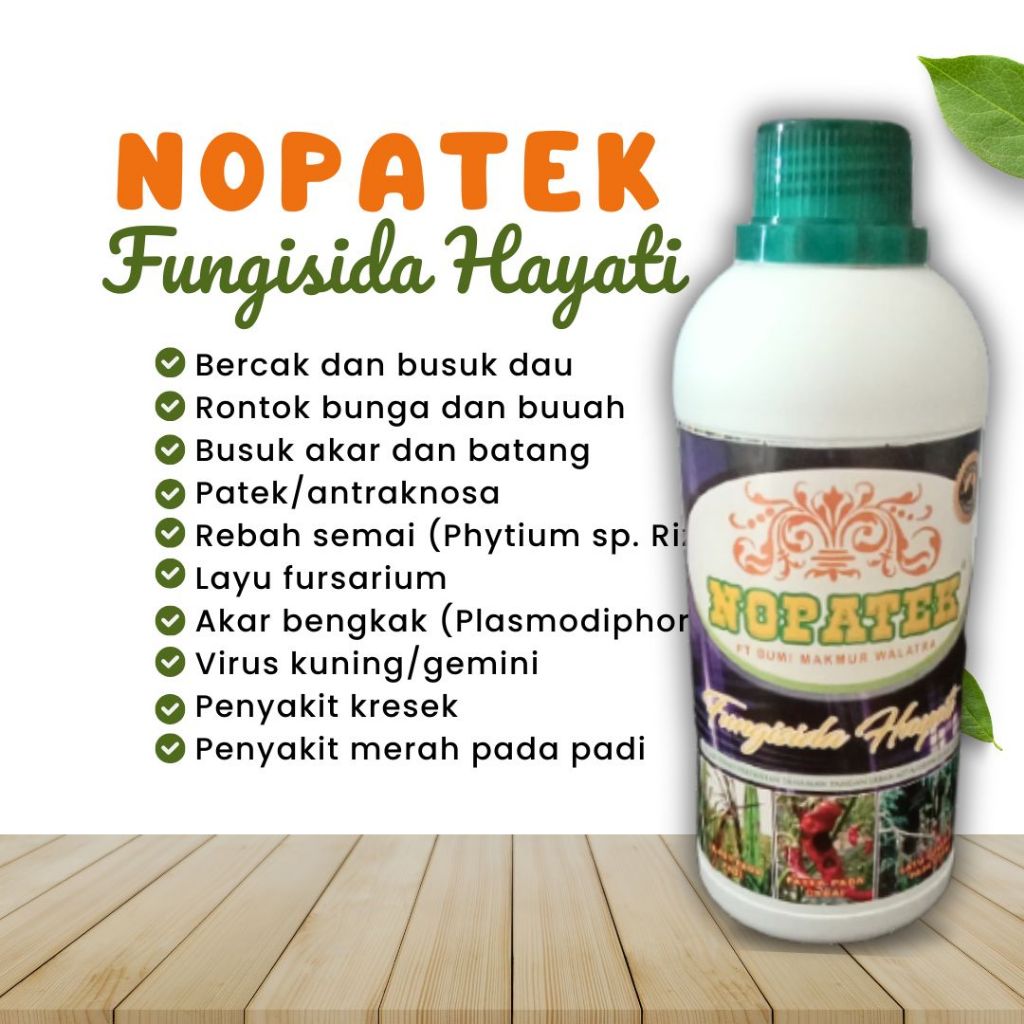 nopatek fungisida hayati obat penyakit tanaman