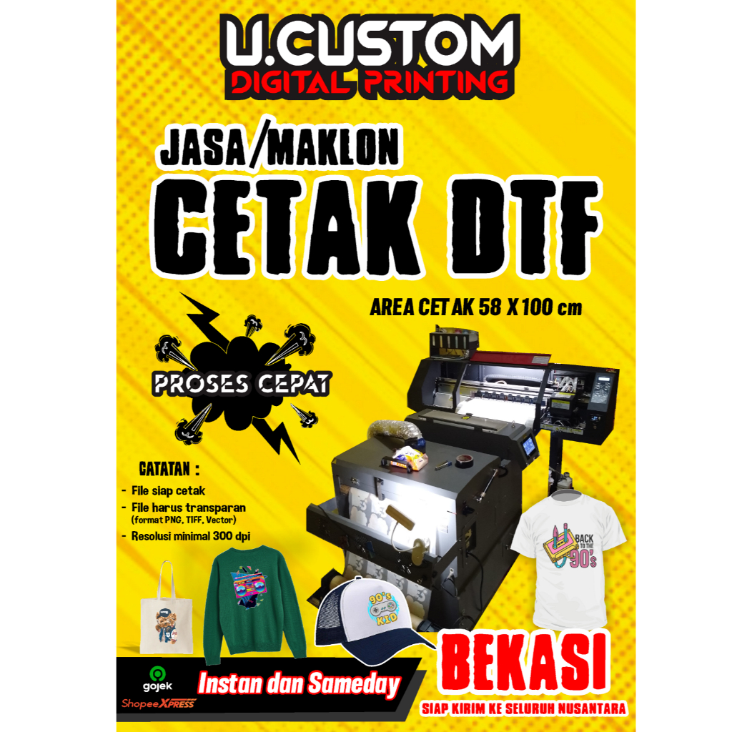 Cetak DTF - meteran (58x100cm)