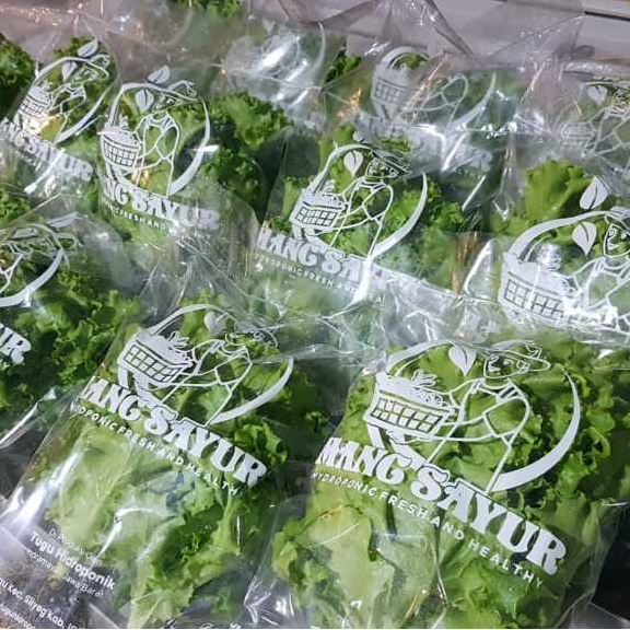 Sablon Plastik Klip Kemasan Hidroponik Plastik Sablon 1 Warna Custom Desain