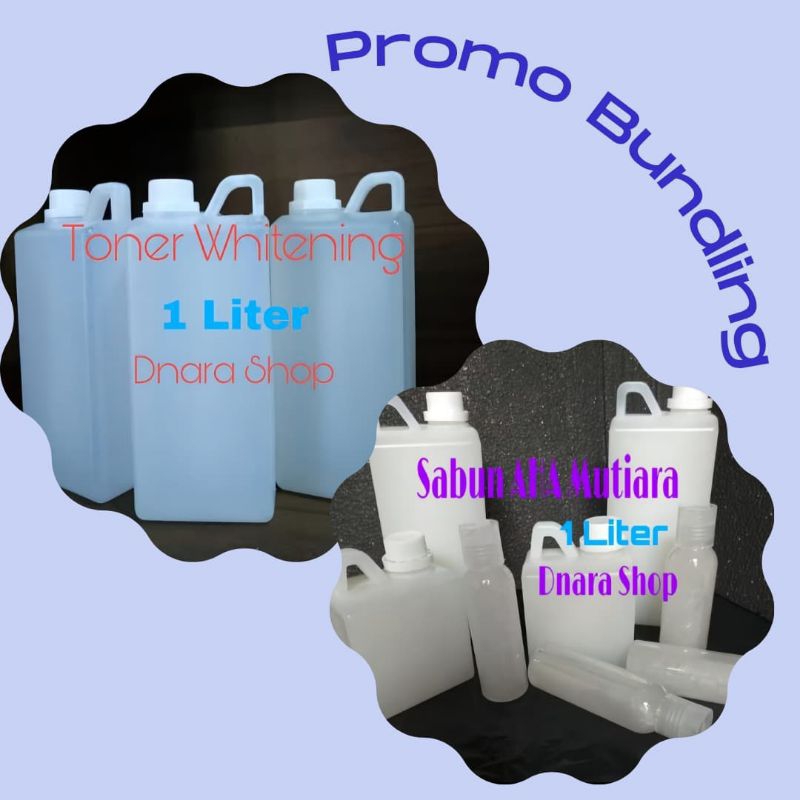 Bundling Toner whitening + Sabun aha mutiara