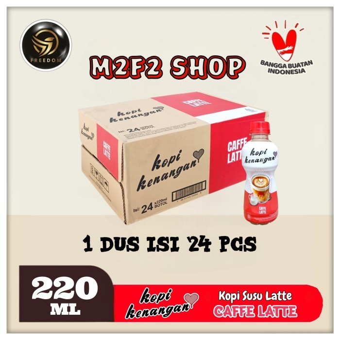

Kopi Kenangan Caffee Latte Coffee Milk | Kopi Susu Pet - 220 ml (Kemasan Karton)