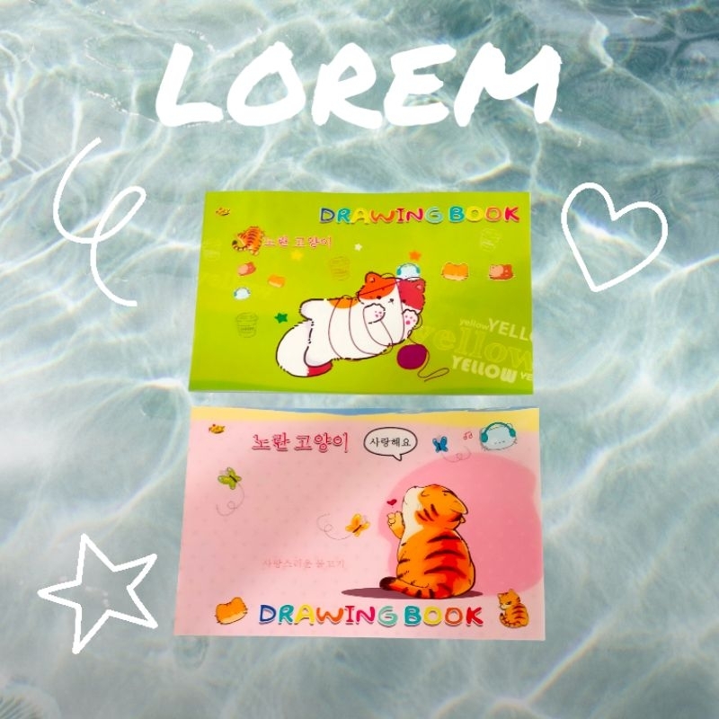 

BUKU GAMBAR A4 KIKY KIKI BUKU GAMBAR SAMPUL MOTIF LUCU / 30x20 CM