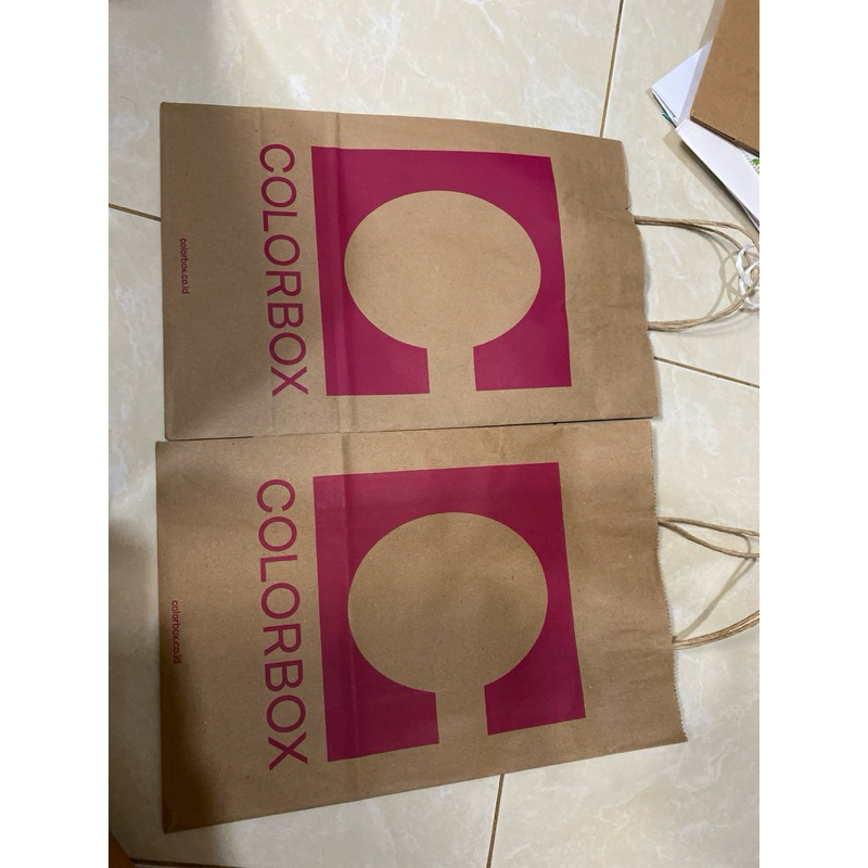 

colorbox preloved paperbag