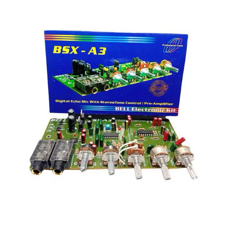 BSX A3 BELL BGR DIGITAL ECHO MIC PREAMPLIFIER STEREO TONE CONTROL BSX A3