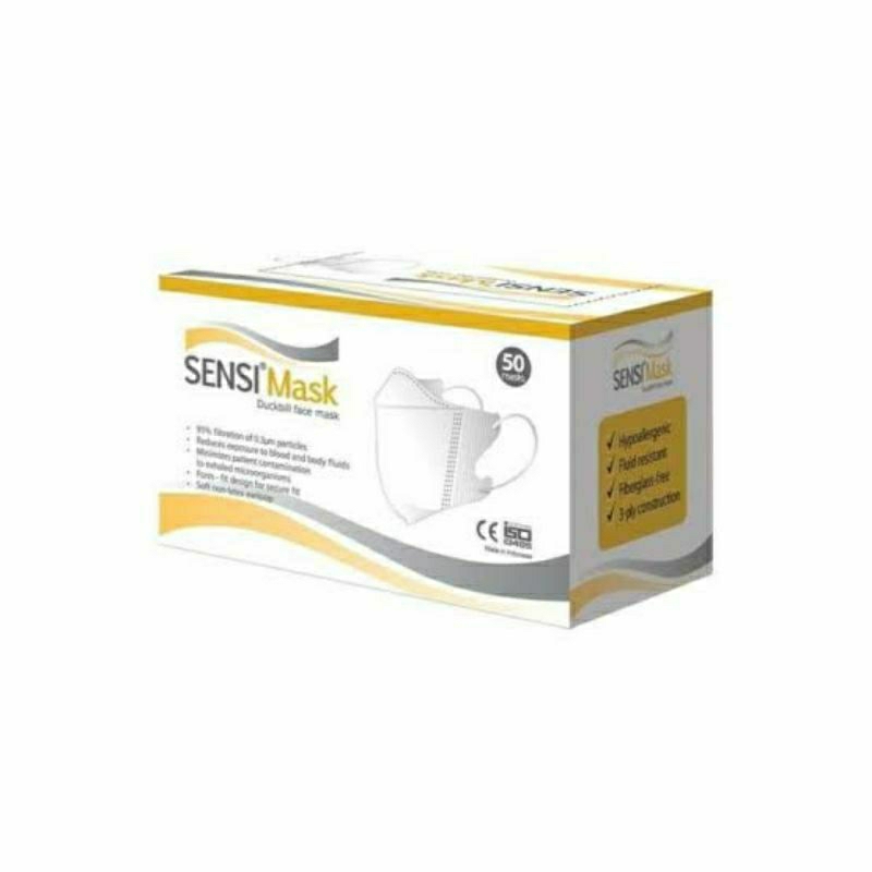 Sensi Masker Duckbill/ Masker Sensi Isi 50pcs