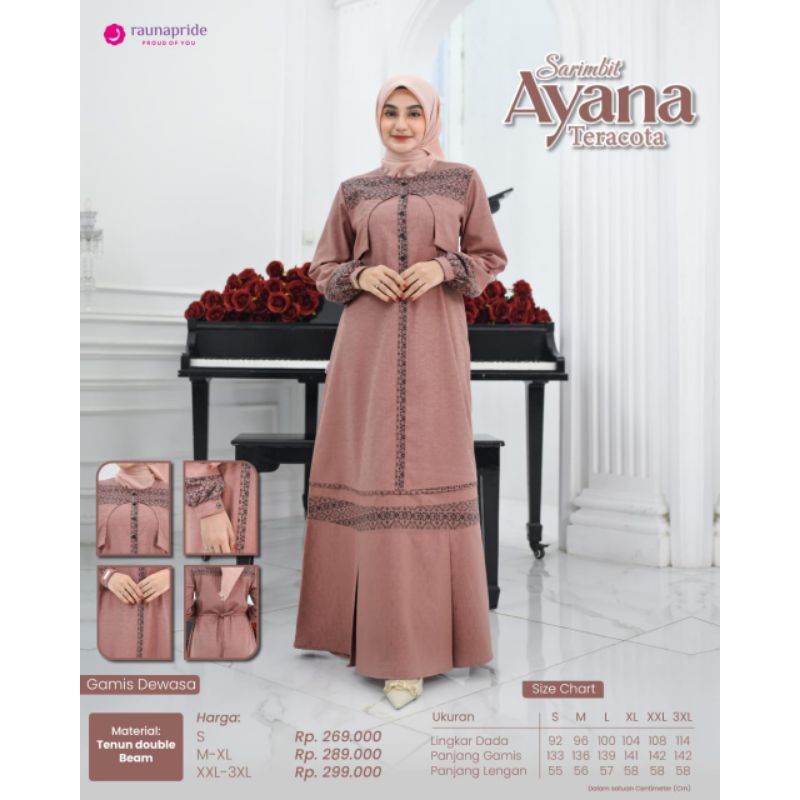 Gamis Raunapride sarimbit Ayana