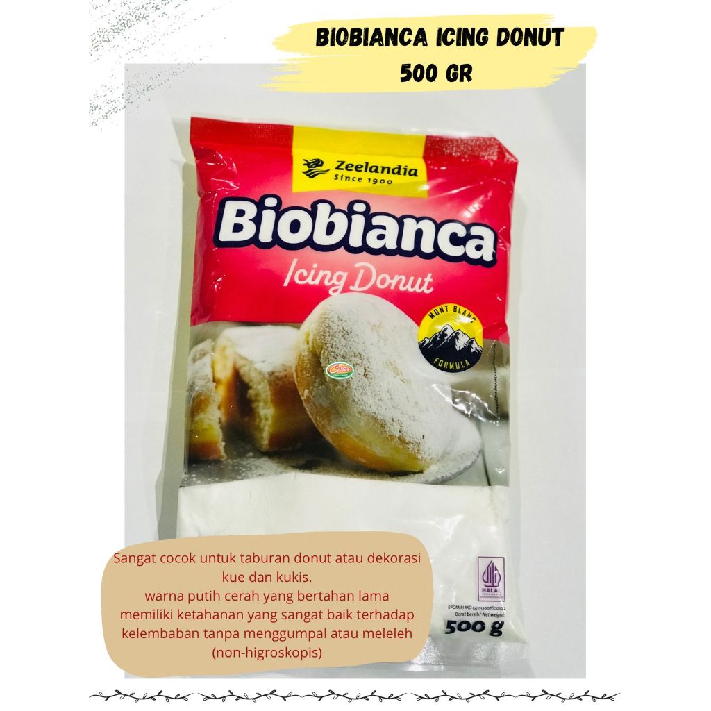 

ZEELANDIA BIOBIANCA ICING SUGAR 500 GR