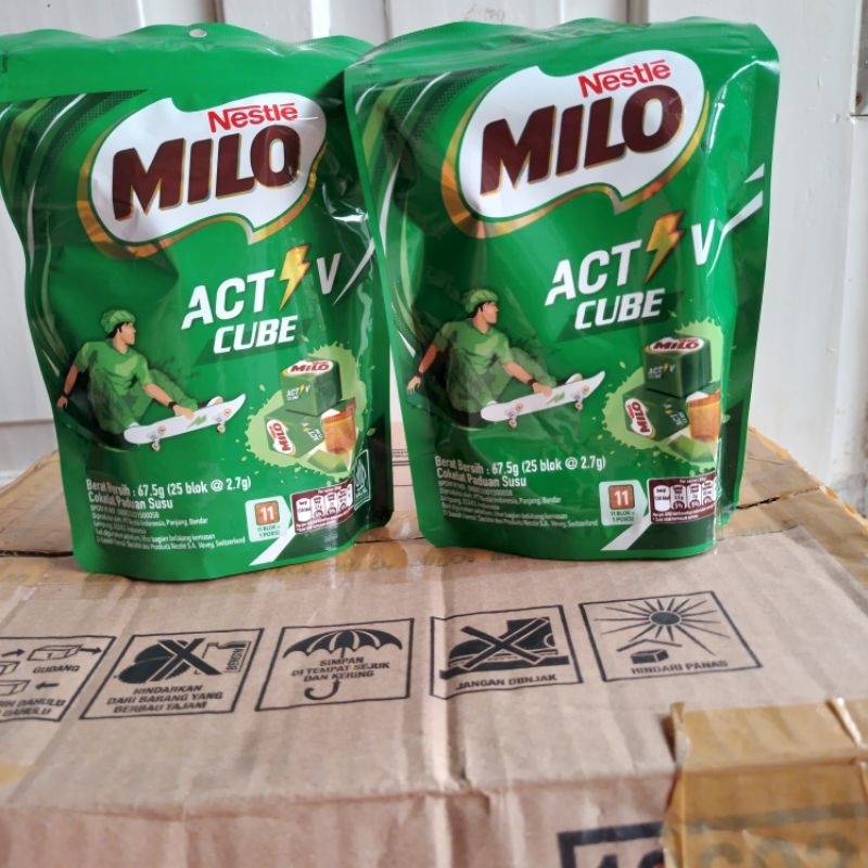 

Milo activ CUBE 25 PCS