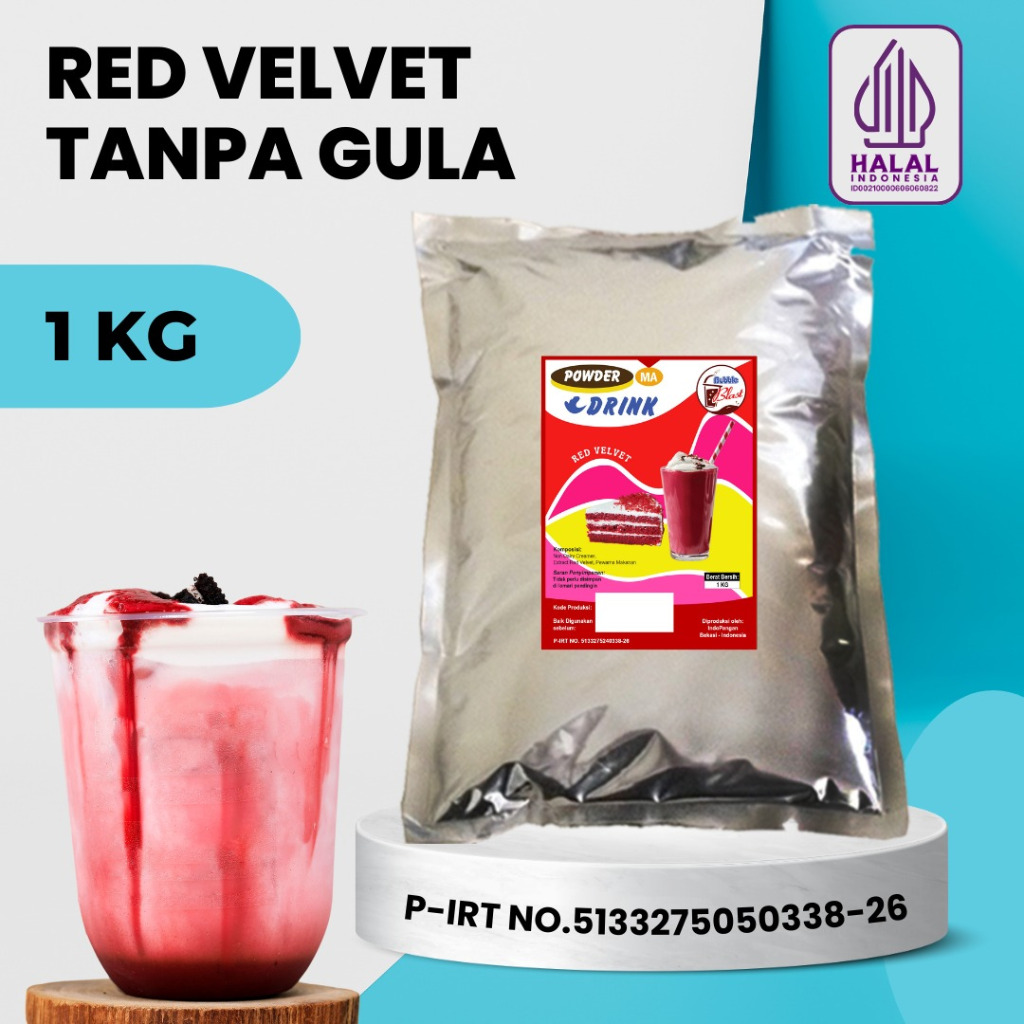 

Bubuk RED VELVET 1 KG - Bubuk Minuman Rasa / Powder Bubble Drink