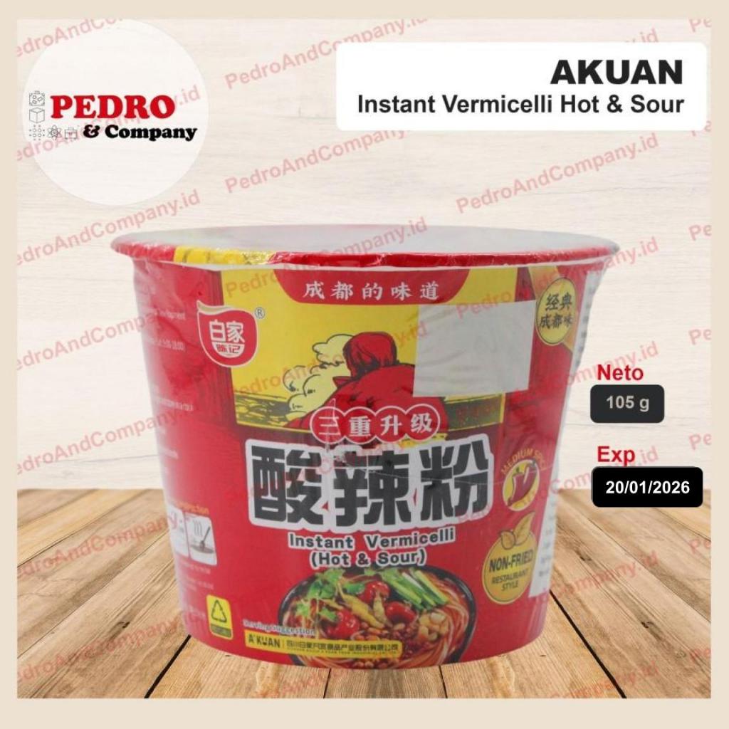 

Akuan Instant Bihun Vermicelli HOT SOUR 105 gram MEDIUM SPICY