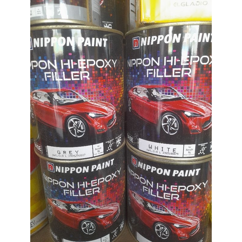 Nippon Paint Hi-Epoxy Filler Grey/White plus hardener