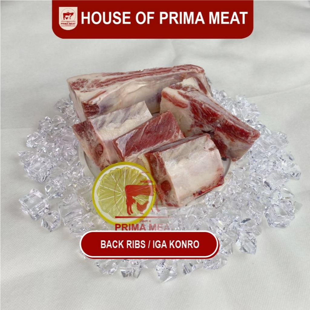 

Daging Iga Sapi Konro AUS / Back Ribs 1kg