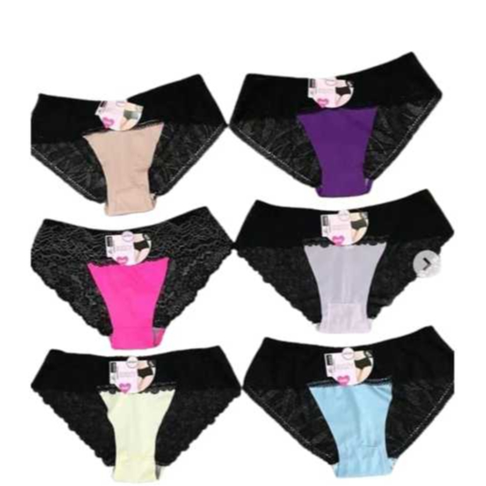 Dtree . PAKET 1 LUSIN Celana dalam wanita renda import sexy / cd wanita