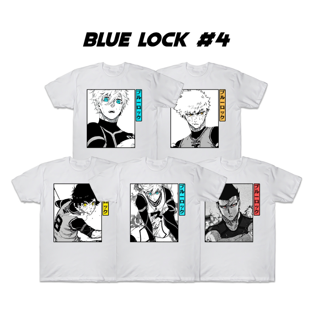 MTHN Kaos Anime Blue Lock 04 Nagi Seishiro Meguru Bachira Anak Dewasa Jumbo - baju anime t shirt / k