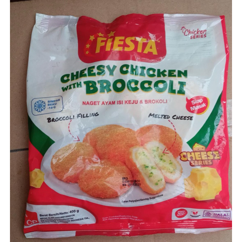 

Fiesta Chicken Nugget Cheesy Brokoli 400 gram