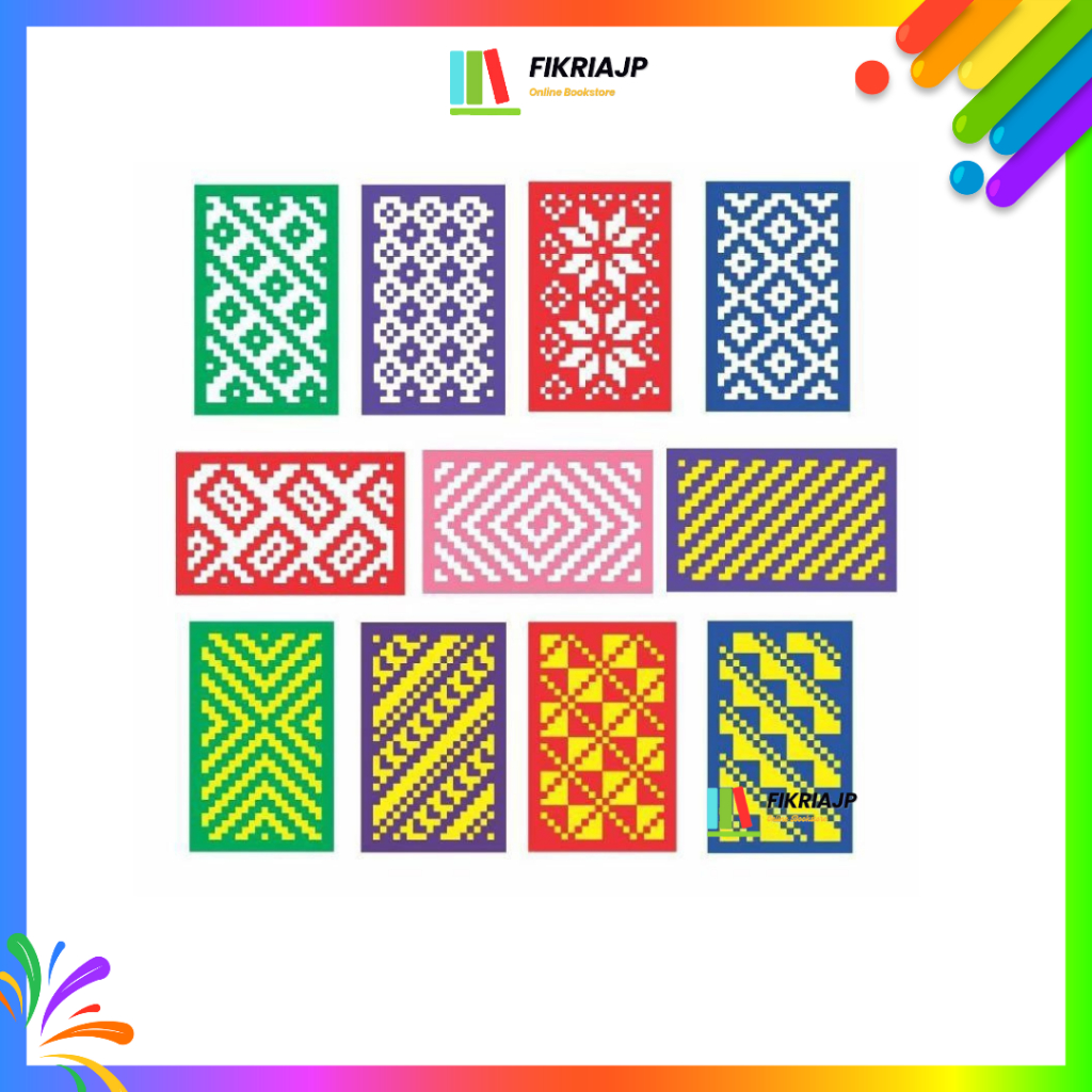 

Kertas Kerajinan Anyaman Warna Warni