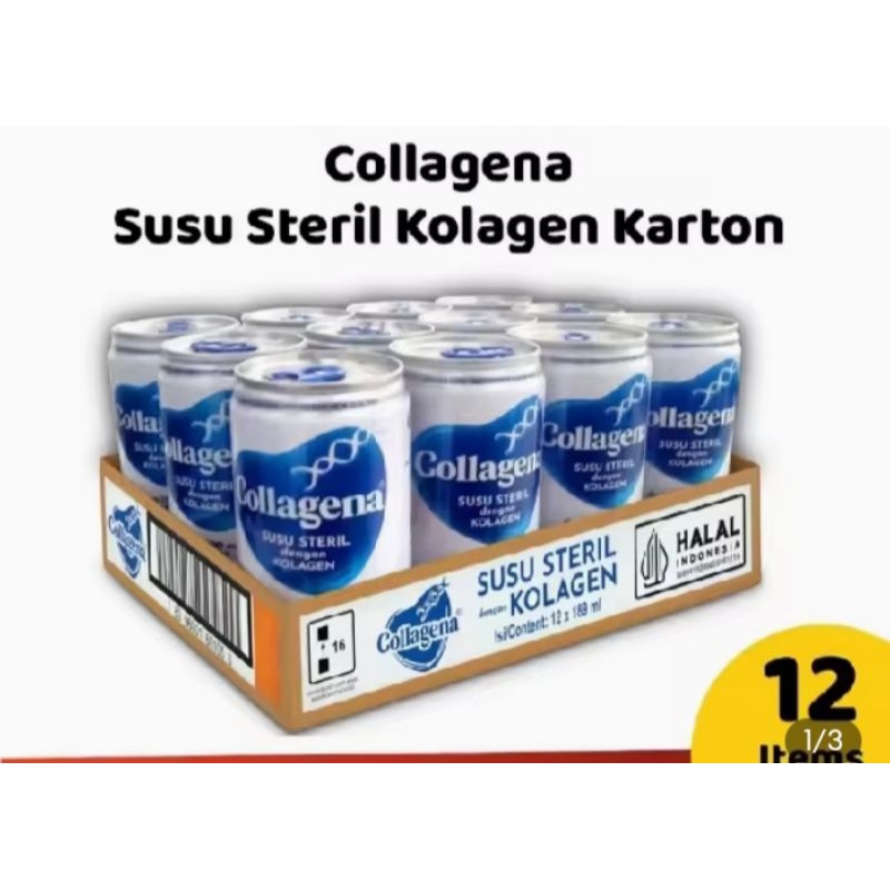 COLLAGENA SUSU STERIL DENGAN COLLAGEN PAKET 6 PCS DAN 12 PCS