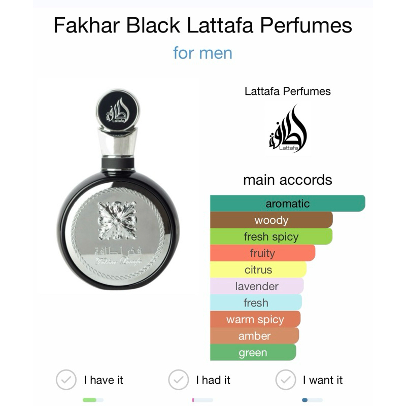 Fakhar Black Lattafa Perfumes