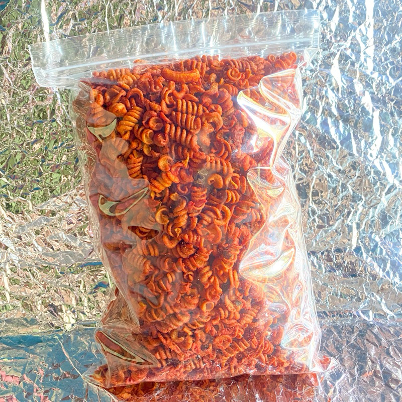 

makroni spiral pedas daun jeruk