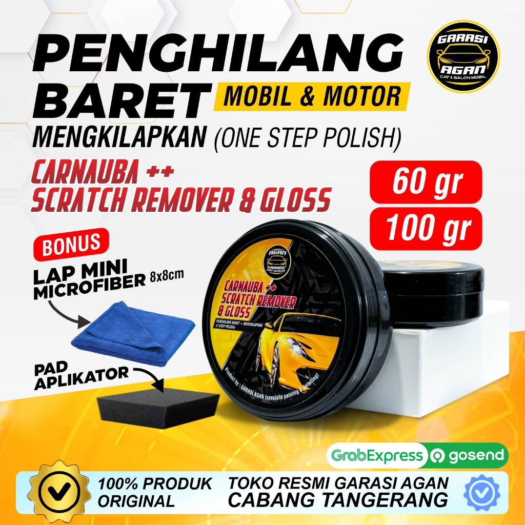 PENGHILANG BARET Body Mobil Motor Compound Car Kendaraan Scratch Remover - GARASI AGAN TANGERANG