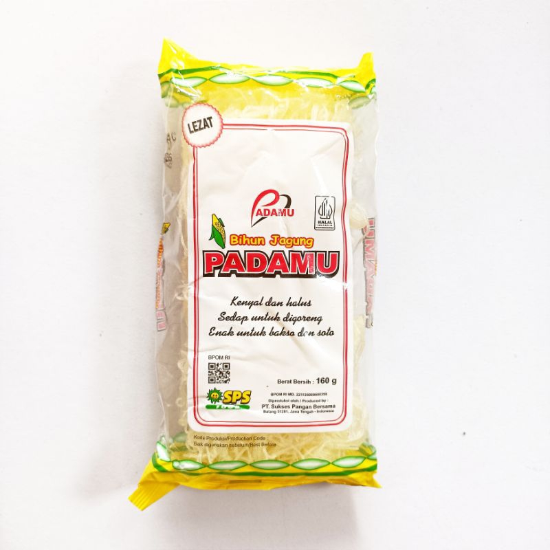 

Bihun Jagung Serbaguna PADAMU Kemasan 160g