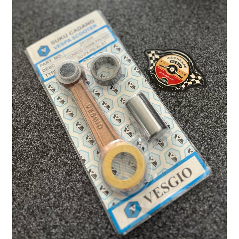 Stang Seher Piston Vespa Vesgio Super Sprint PX PS Excel Exclusive Strada Vesgio