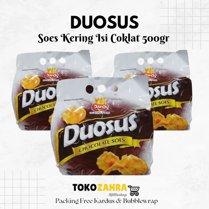 

DUOSUS Soes kering isi Coklat Lumer 500gr