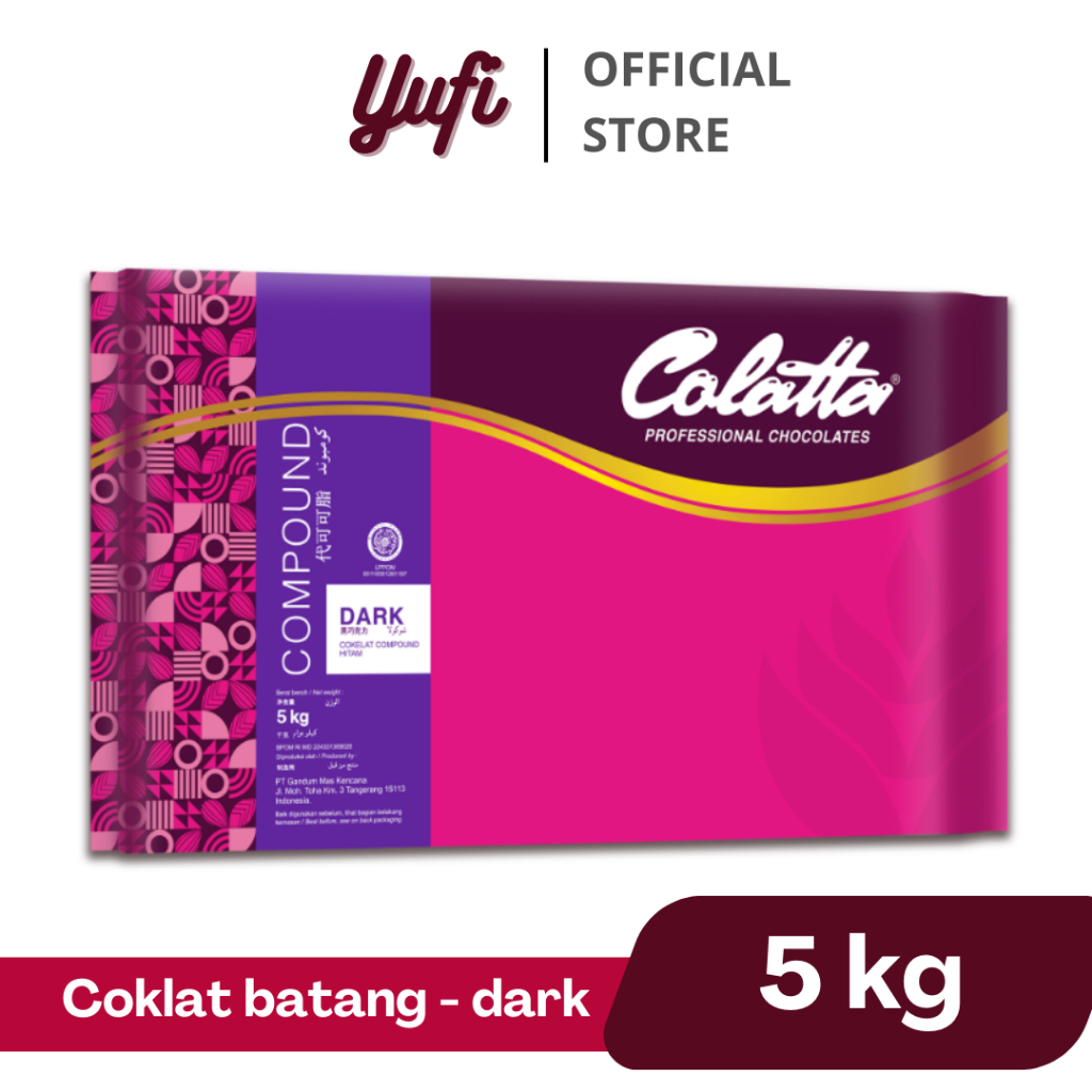 

Colatta professional coklat batang 5 kg