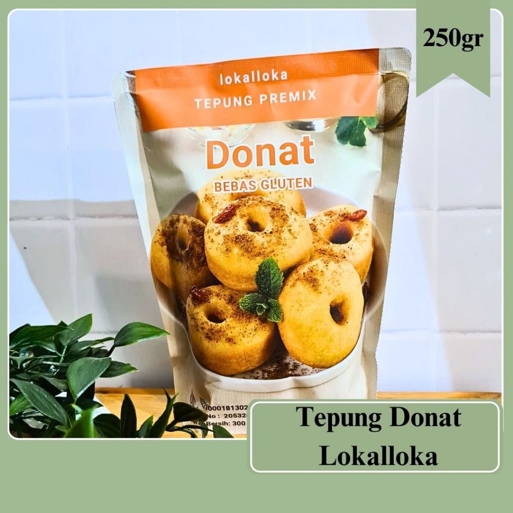 

Tepung Premix Donat Bebas Gluten Lokalloka | Warungshiha