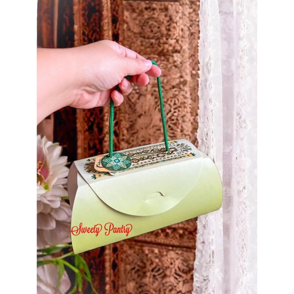 

10PCS - TJIF MEKAH - Box kotak packaging hampers Lebaran dus Toples Jar 300-400 ml Idul Fitri