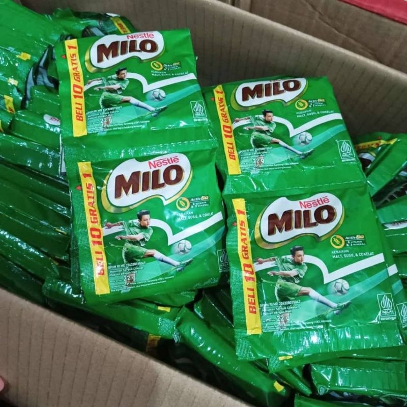 

[1 Sachet] Milo Renteng Milo Activ GO Nestle Susu Bubuk Sachet 22gr isi 1 Sachet