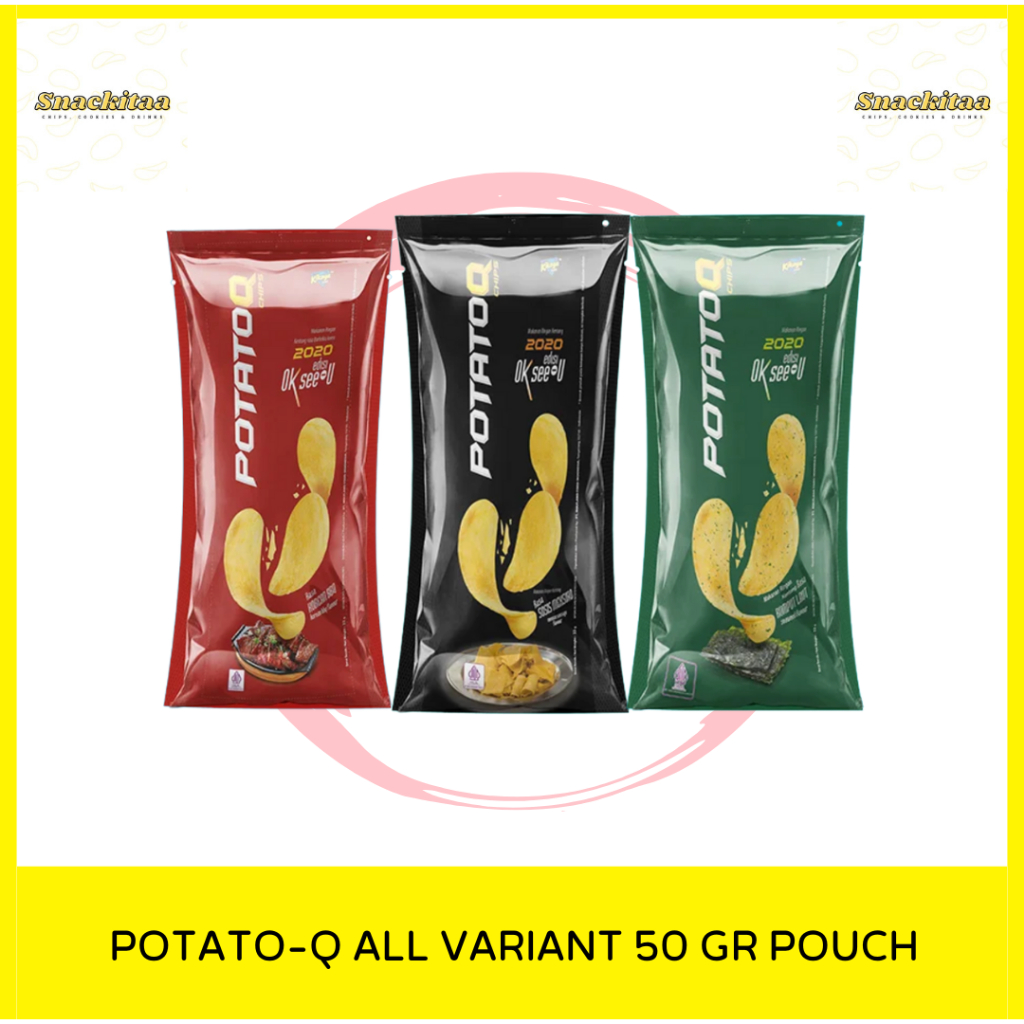 

POTATO-Q CRIPS 50G POUCH SEMUA VARIAN RASA