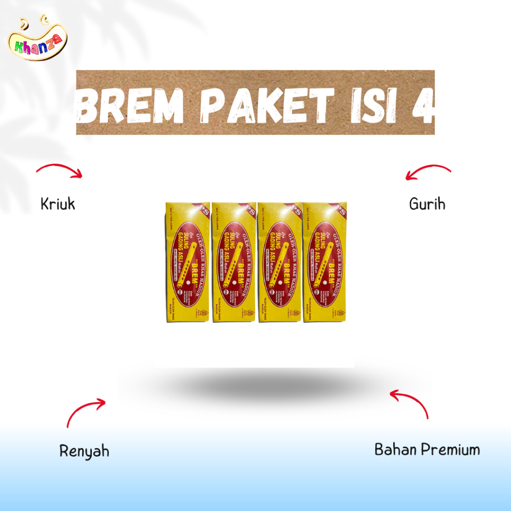 

BREM MADIUN PAKET ISI 4 PREMIUM QUALITY Oleh Oleh Kota Batu Malang