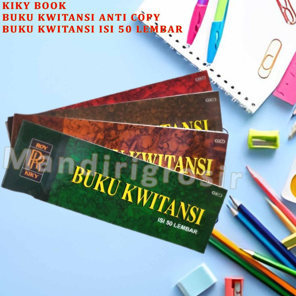 

Buku Kwitansi * Kiky * Buku Kwitansi Dengan Fitur Pengaman & Anti Copy * 1pcs