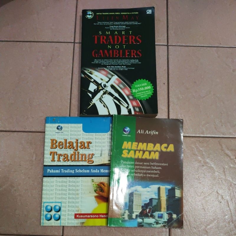 Buku Smart Traders Not Gamblers, Membaca Saham, Belajar Trading, Andi, Gramedia, Ali Arifin, Kusumar