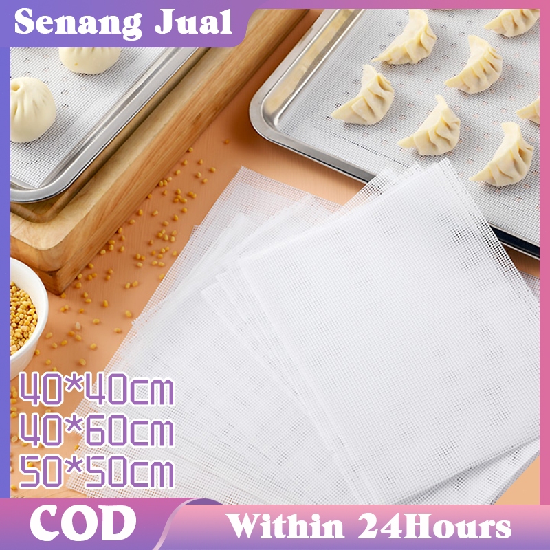 Tatakan Kukusan Bahan Silikon Tahan Panas Alas Kukusan Anti Lengket Alas Dimsum