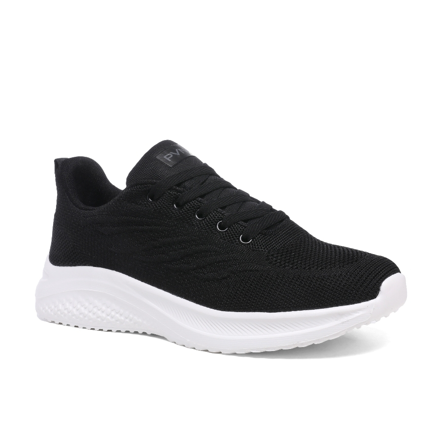 PVN Cheetah Sepatu Sneakers Kasual Hitam Casual Pria Black 102