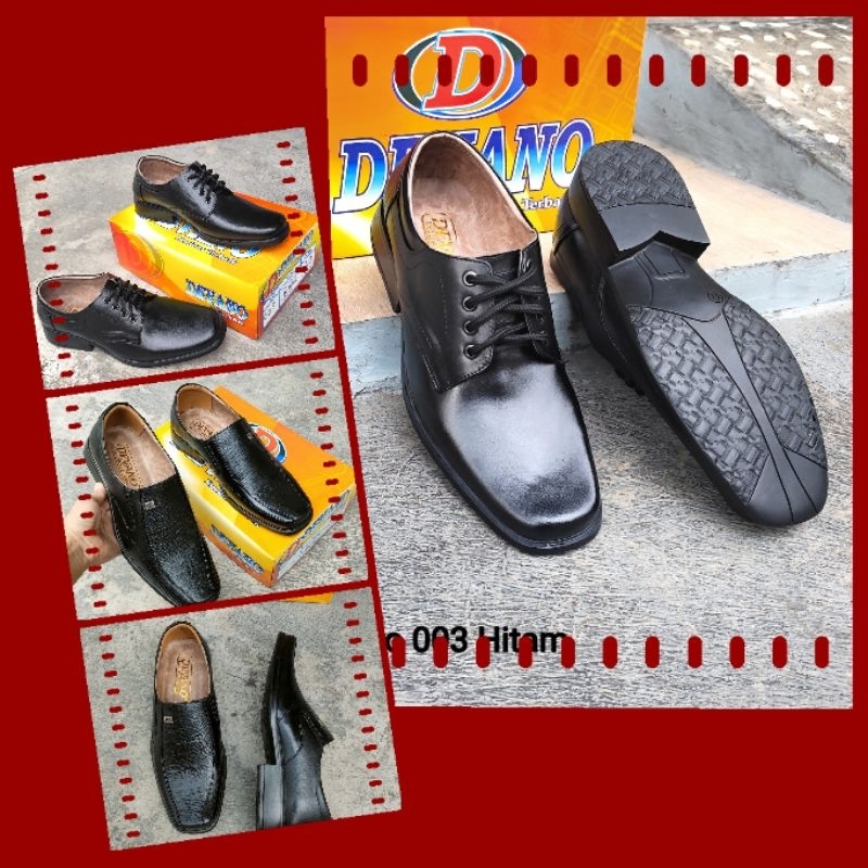 Sepatu pantofel kulit asli Devano