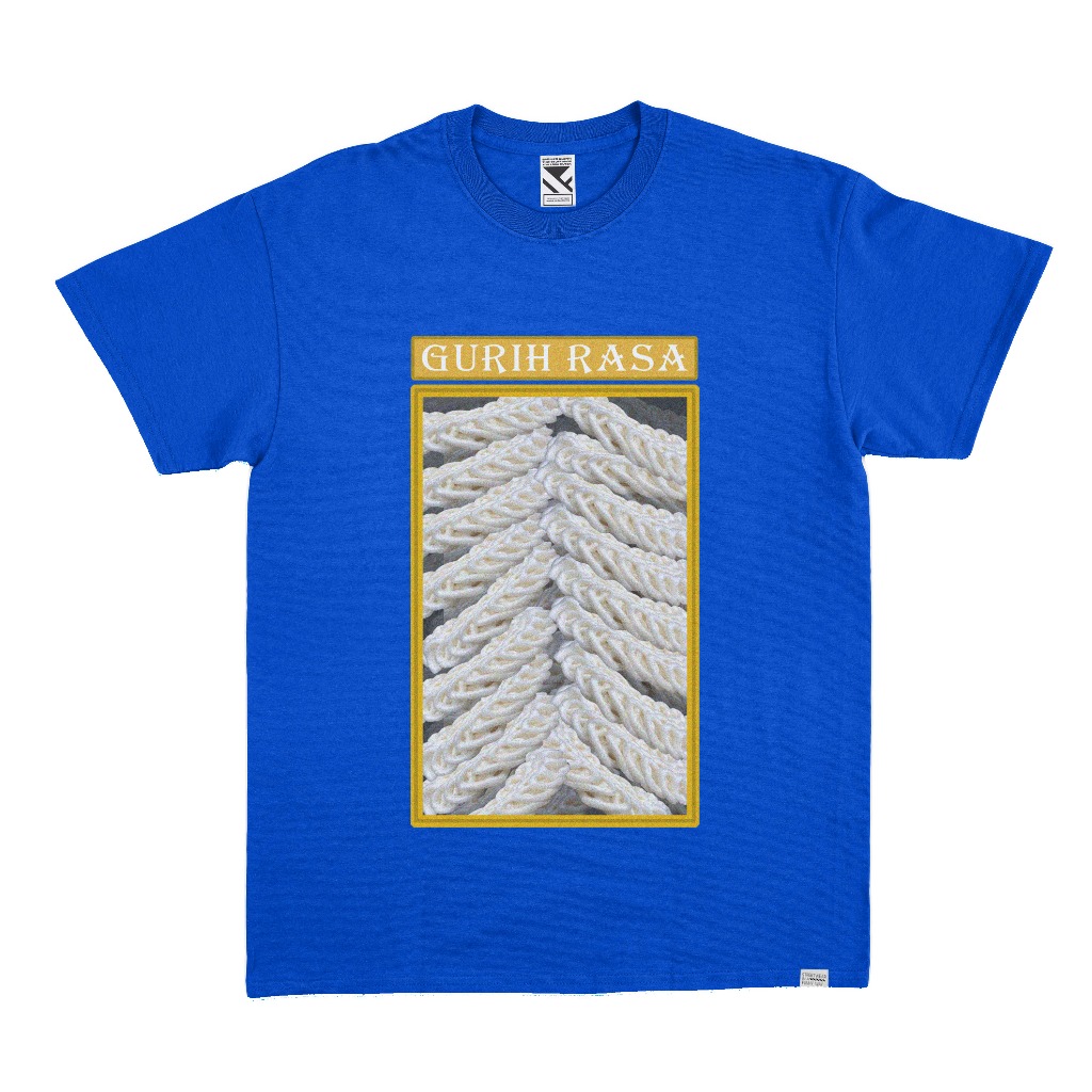 ZeroTwentyTwo Kaos Kerupuk Biru | T-Shirt Kerupuk Pria Wanita Blue