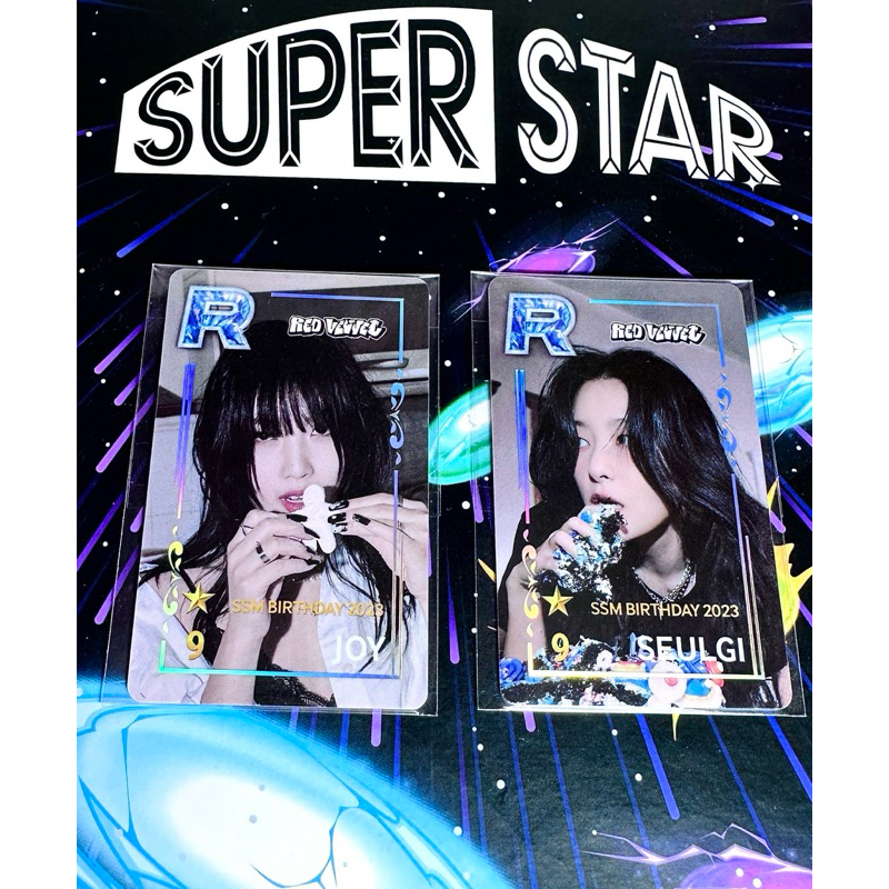 Superstar SMTown 9th Birthday Photocard Event Winner Seulgi Joy