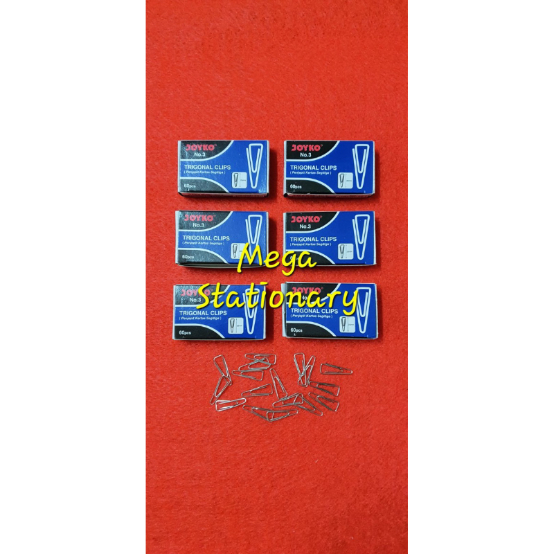 

Penjepit Kertas Segitiga Joyko No.3