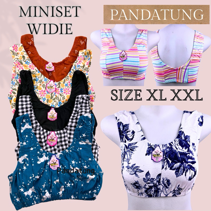 bra bh Miniset mini set wanita dewasa cewek remaja widie busui menyusui murah XL XXL jumbo big size 