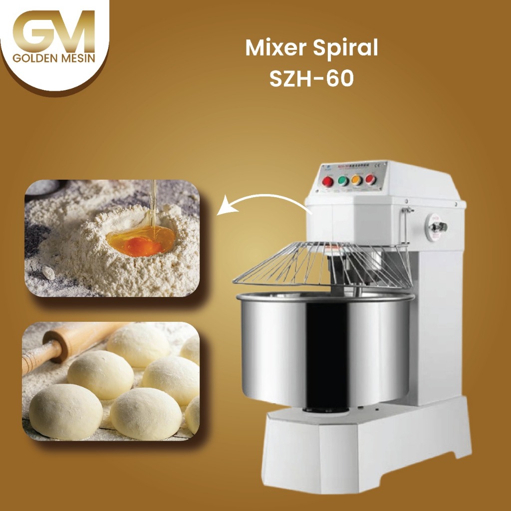 Mixer Spiral / Mixer Roti / Mixer Pengaduk Adonan / Mixer Spiral murah /Mixer Pengaduk Adonan / Spir
