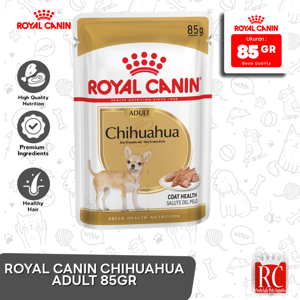 Makanan Basah Anjing Ras Chihuahua Saset / Royal Canin Chihuahua 85 gram