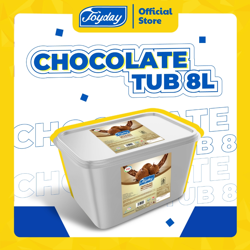 

Joyday Ice Cream Chocolate Bucket 8L - Es Krim Ember