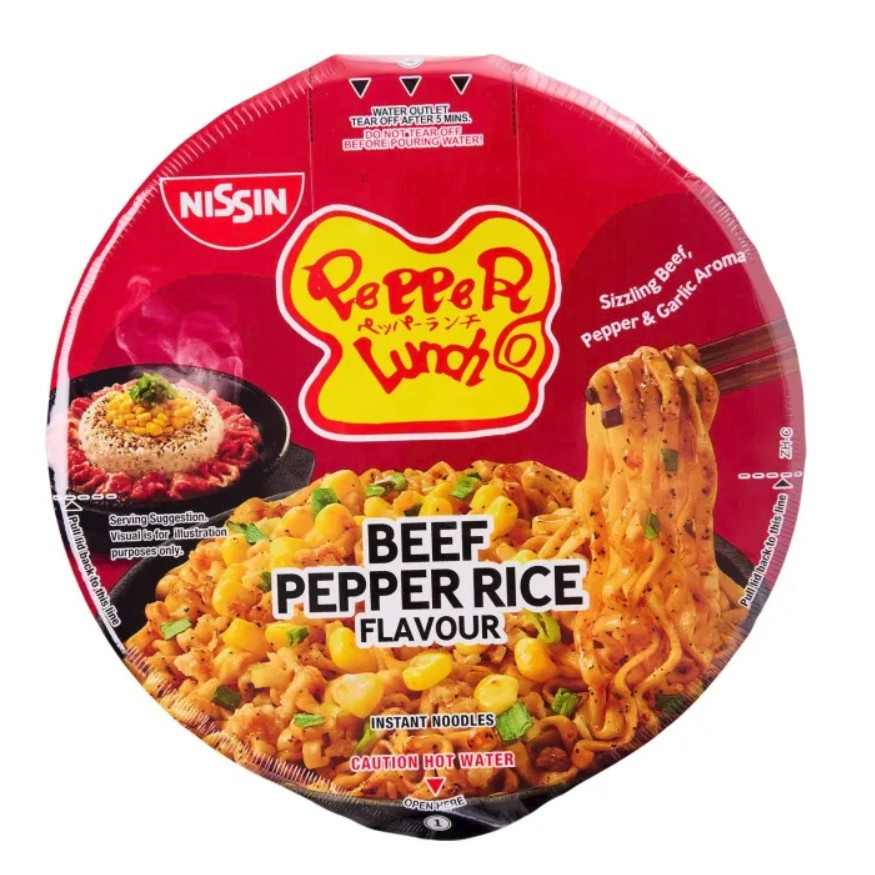 

Nissin PEPPER LUNCH BEEF PEPPER RICE BOWL