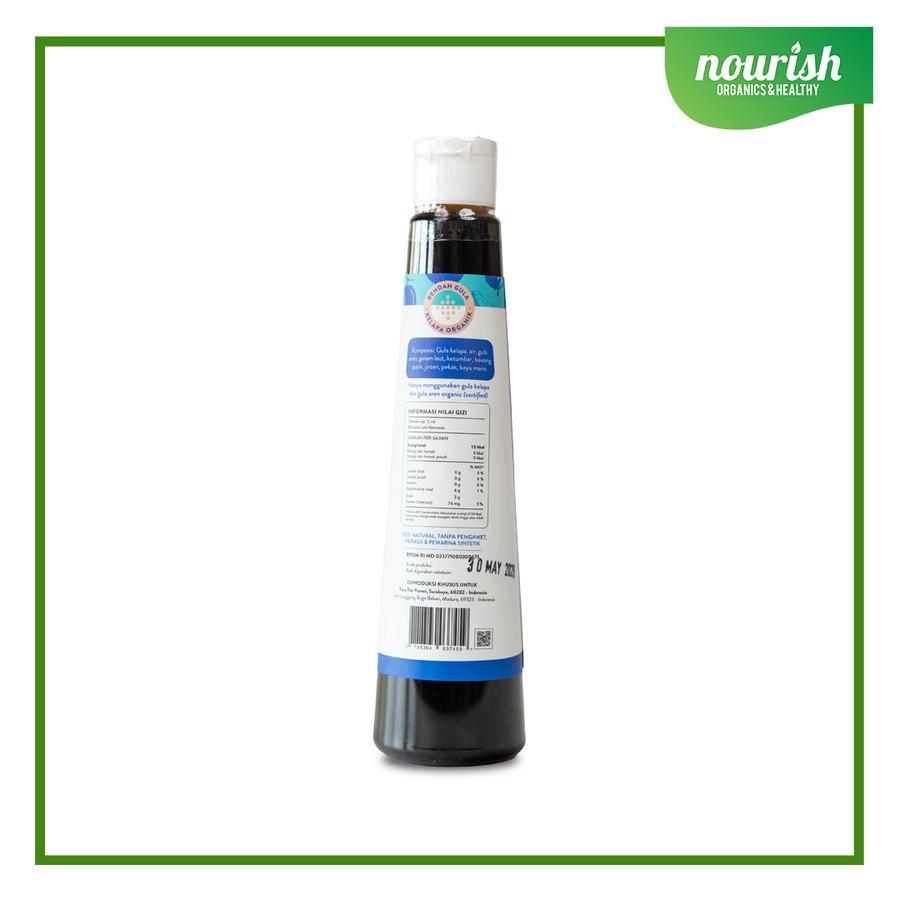 

Pura , Kecap Manis Kelapa - Rendah Gula - Kelapa Organik 200 ml